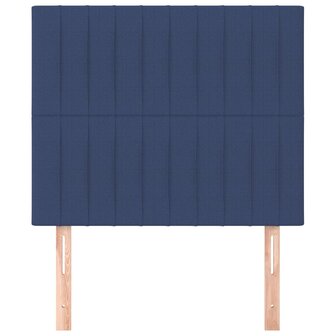 Hoofdborden 2 st 90x5x78/88 cm stof blauw 3