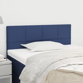 Hoofdbord 80x5x78/88 cm stof blauw 1