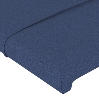 Hoofdbord 80x5x78/88 cm stof blauw 4