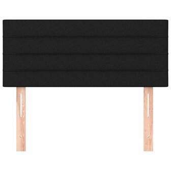 Hoofdbord 80x5x78/88 cm stof zwart 3
