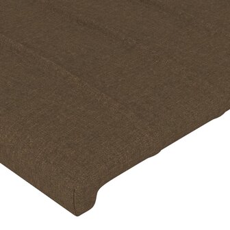 Hoofdborden 4 st 80x5x78/88 cm stof donkerbruin 4