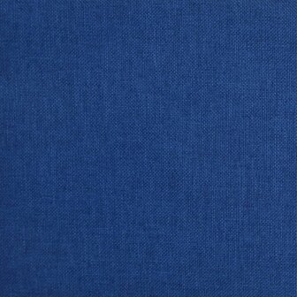 Eetkamerstoel draaibaar stof blauw 7