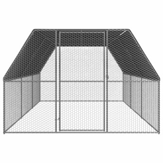 Kippenhok 3x6x2 m gegalvaniseerd staal 2