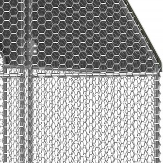 Kippenhok 3x6x2 m gegalvaniseerd staal 4