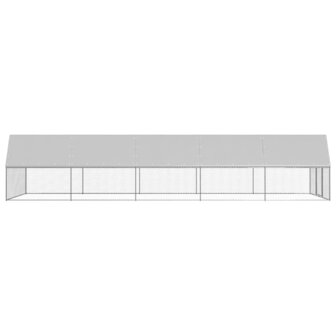 Kippenhok 3x10x2 m gegalvaniseerd staal 3