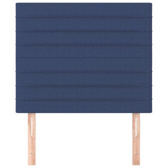 Hoofdborden 2 st 80x5x78/88 cm stof blauw 3