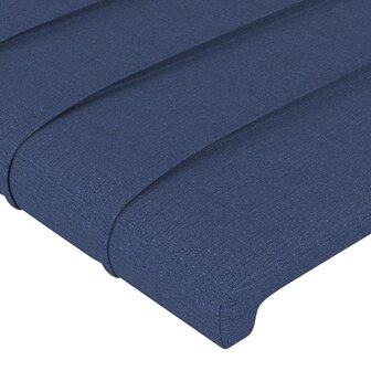 Hoofdborden 2 st 80x5x78/88 cm stof blauw 4