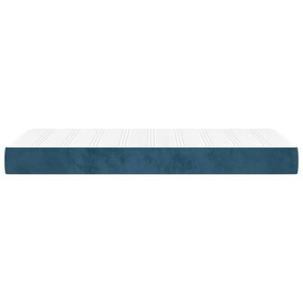 Pocketveringmatras voor kinderen 80x160 cm fluweel donkerblauw 4