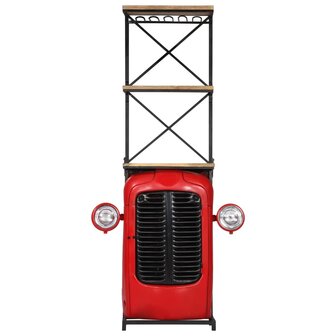 Wijnkast tractor 49x31x172 cm massief mangohout 2