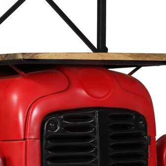 Wijnkast tractor 49x31x172 cm massief mangohout 8