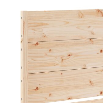Bedframe extra lang zonder matras massief hout 160x210 cm 7