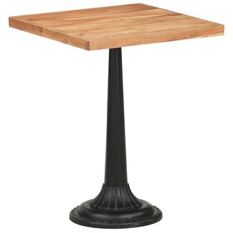 Bistrotafel 60x60x76 cm massief acaciahout 10