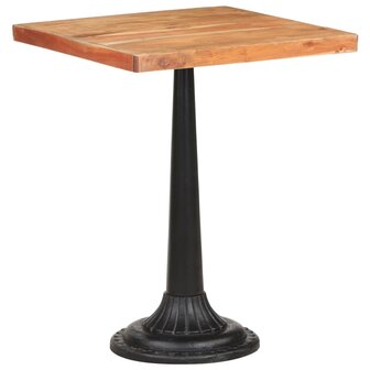 Bistrotafel 60x60x76 cm massief acaciahout 11