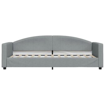 Slaapbank 80x200 cm stof lichtgrijs 3
