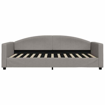 Slaapbank 100x200 cm stof taupe 3