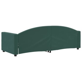 Slaapbank 80x200 cm fluweel donkergroen 5