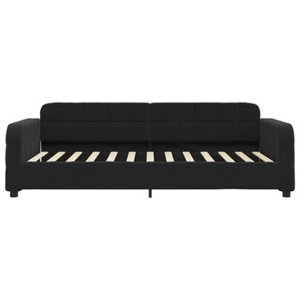 Slaapbank 80x200 cm fluweel zwart 3