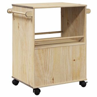 Keukentrolley OTTA 71x45x80 cm massief grenenhout 7