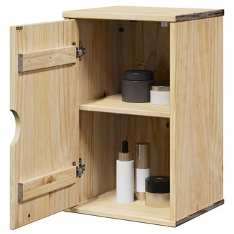 Badkamerwandkast OTTA 35x30x55 cm massief grenenhout 1