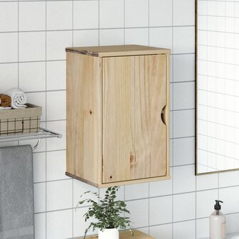 Badkamerwandkast OTTA 35x30x55 cm massief grenenhout 3