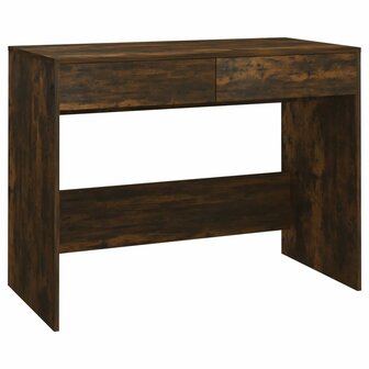 Bureau 101x50x76,5 cm spaanplaat gerookt eikenkleurig 2
