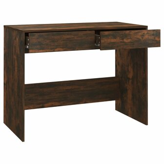 Bureau 101x50x76,5 cm spaanplaat gerookt eikenkleurig 7