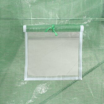 Tuinkas met stalen frame 24 m&sup2; 8x3x2 m groen 10