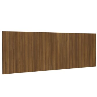 Hoofdbord wandmodel 240x1,5x80 cm bewerkt hout bruin eikenkleur 2