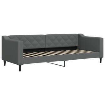 Slaapbank 80x200 cm stof donkergrijs 2