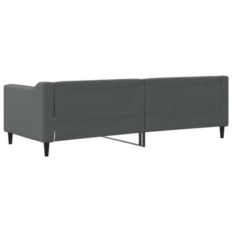 Slaapbank 80x200 cm stof donkergrijs 5