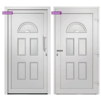 Voordeur 98x208 cm wit 6