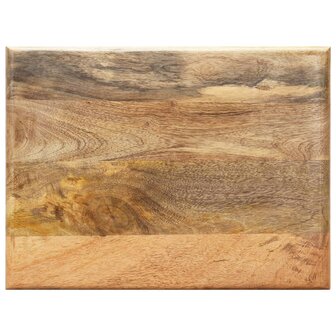 Tijdschriftenrek 40x30x50 cm massief mangohout en staal 3