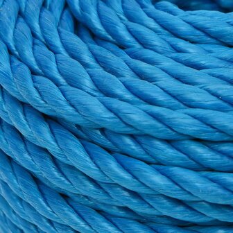Werktouw 14 mm 25 m polypropeen blauw 4