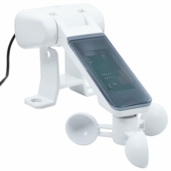 Luifel automatisch met LED en windsensor 3x2,5 m geel en wit 7