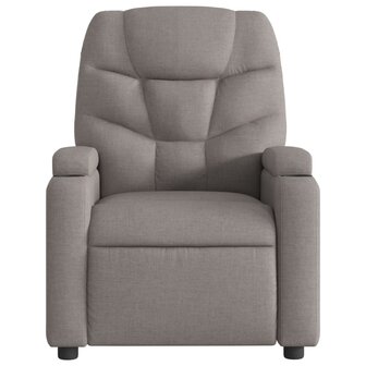 Massagestoel verstelbaar stof taupe 4