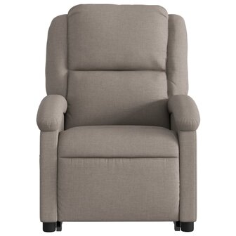 Sta-op-massagestoel verstelbaar stof taupe 9