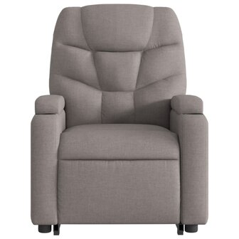 Sta-op-massagestoel verstelbaar stof taupe 9