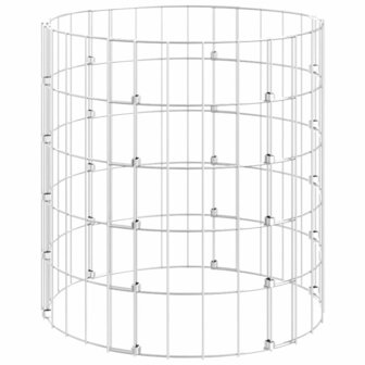 Gabion paal rond &Oslash;50x50 cm gegalvaniseerd staal 2
