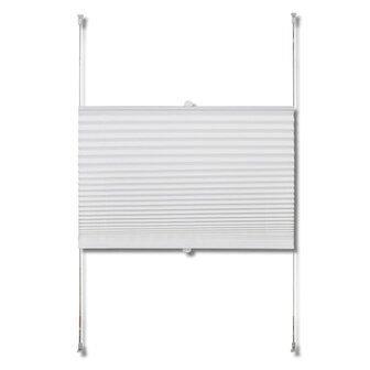 Pliss&eacute;jaloezie 80x200 cm wit 4