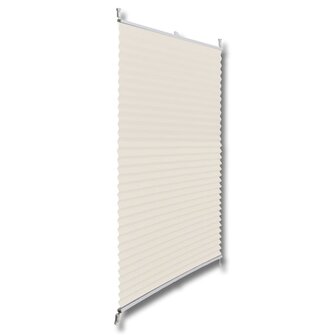 Pliss&eacute;jaloezie 60x125 cm cr&egrave;me 3