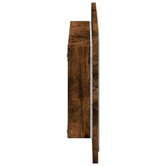 Badkamerspiegel met LED 60x8,5x38 cm bewerkt hout sonoma eiken 7