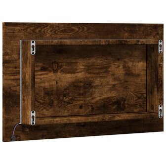 Badkamerspiegel met LED 60x8,5x38 cm bewerkt hout sonoma eiken 8