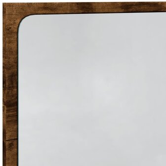Badkamerspiegel met LED 60x8,5x38 cm bewerkt hout sonoma eiken 9