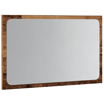 Badkamerspiegel met LED 60x8,5x38 cm artisanaal eikenkleurig 5