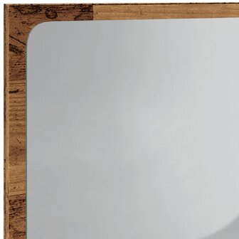 Badkamerspiegel met LED 60x8,5x38 cm artisanaal eikenkleurig 9