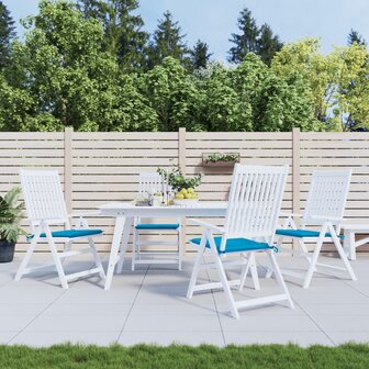 Tuinstoelkussens 4 st 40x40x3 cm oxford stof blauw 1