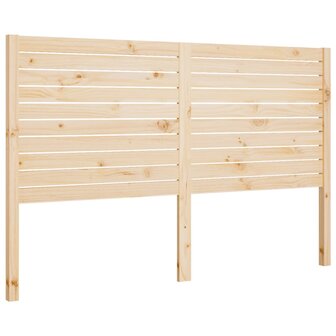 Hoofdbord 141x4x100 cm massief grenenhout 2