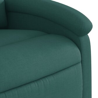 Massagestoel verstelbaar stof donkergroen 9