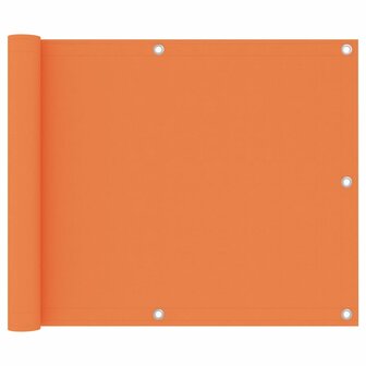 Balkonscherm 75x300 cm oxford stof oranje 1