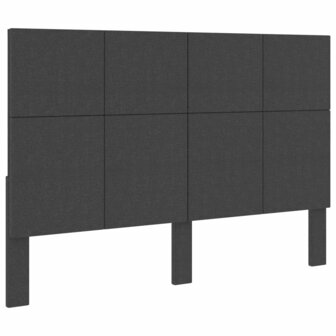 Hoofdbord 160x200 cm stof donkergrijs  1
